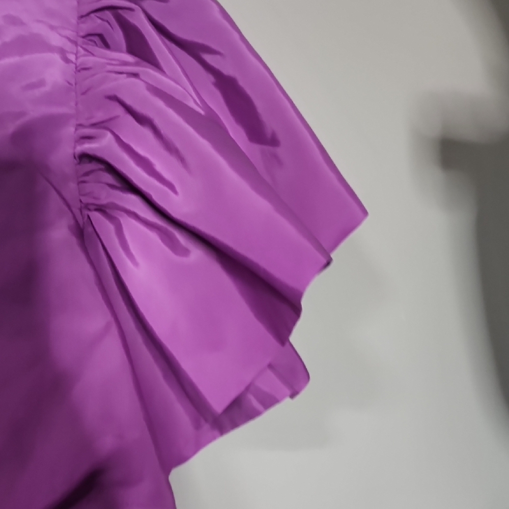 Express Lavender Ruffle Sleeve Top - Picture 6 of 7